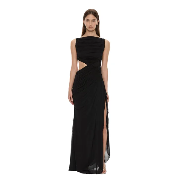 Theia Squared Dress in Black