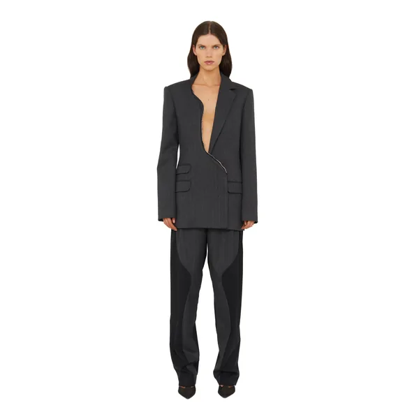 Christopher Esber torrent pinstripe blazer