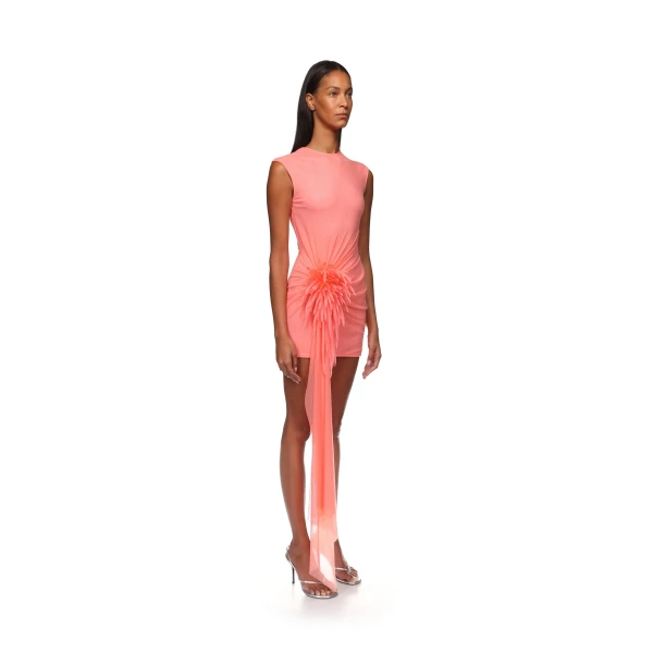 David Koma Cactus Dahlia And Drape Mini Dress, view 4