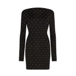 David Koma Star Rhinestone Open Back Mini Dress