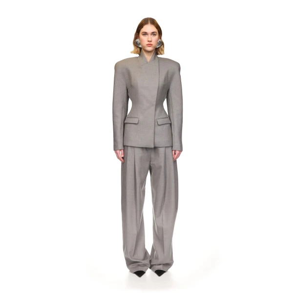 David Koma Structured Sleeve Tailored Jacket, view 2