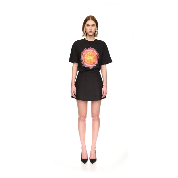 David Koma Supergirl X David Koma Print T-shirt Top, view 2