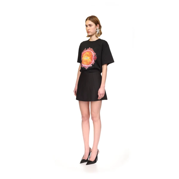 David Koma Supergirl X David Koma Print T-shirt Top, view 3