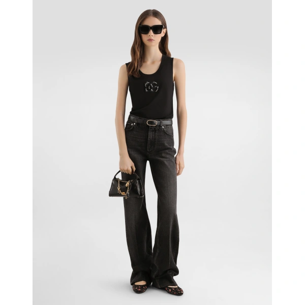 Dolce & Gabbana 5-pocket denim trousers, view 2