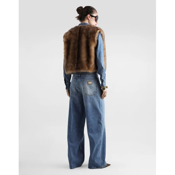 Dolce & Gabbana 5-pocket denim trousers, view 3
