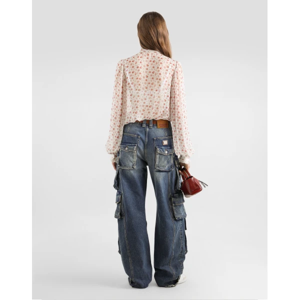 Dolce & Gabbana 5-pocket denim trousers, view 3