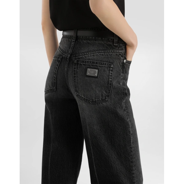 Dolce & Gabbana 5-pocket denim trousers, view 4
