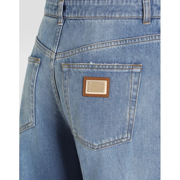 Dolce & Gabbana 5-pocket denim trousers, view 4