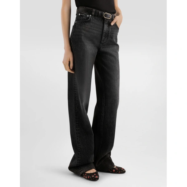 Dolce & Gabbana 5-pocket denim trousers, view 5