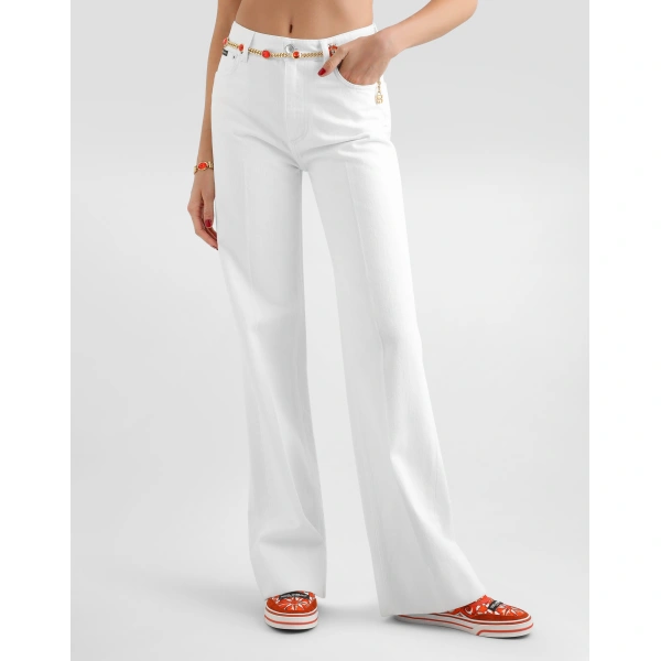 Dolce & Gabbana 5-pocket denim trousers, view 5