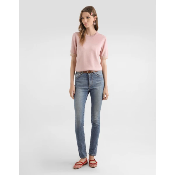Dolce & Gabbana 5-pocket stretch denim trousers, view 2
