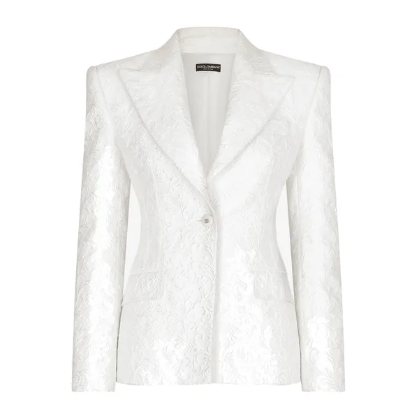 Dolce & Gabbana Brocade Turlington blazer