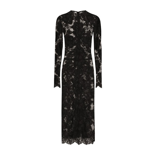 Dolce & Gabbana Calf-length floral lace dress