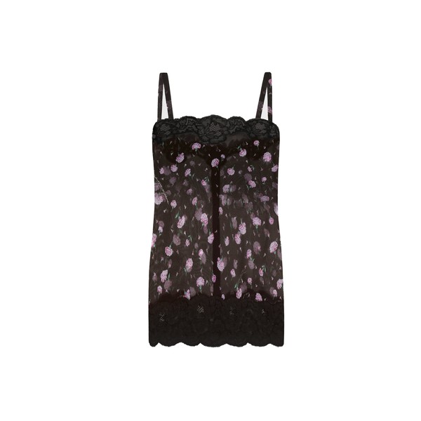 Dolce & Gabbana Carnations-print chiffon top