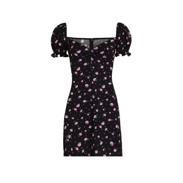 Carnations-print dress