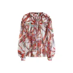 Dolce & Gabbana Carretto-print chiffon top