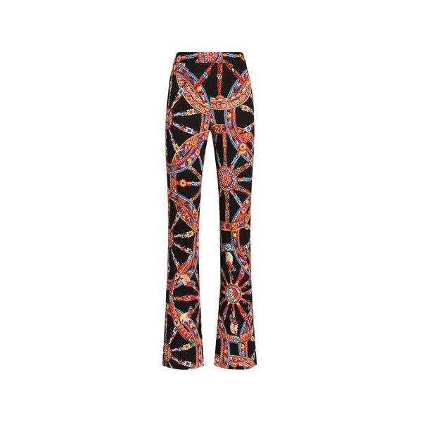 Dolce & Gabbana Carretto-print viscose jersey leggings