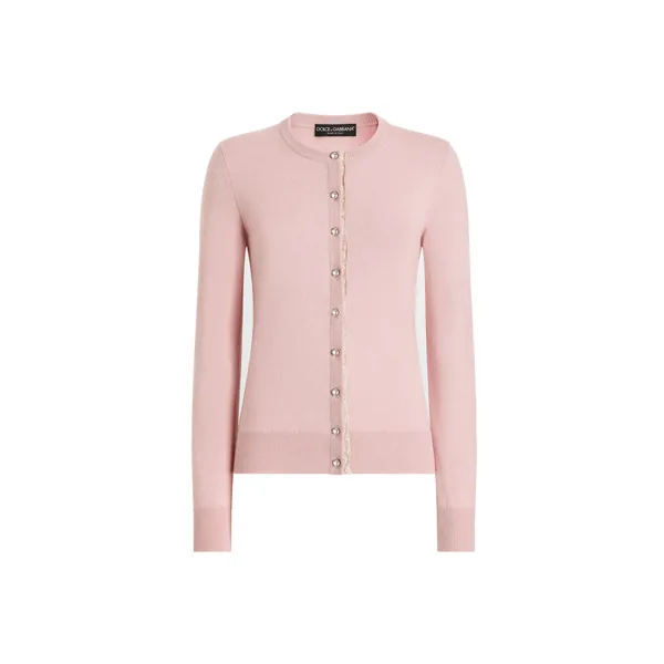 Dolce & Gabbana Cashmere cardigan with jewel buttons