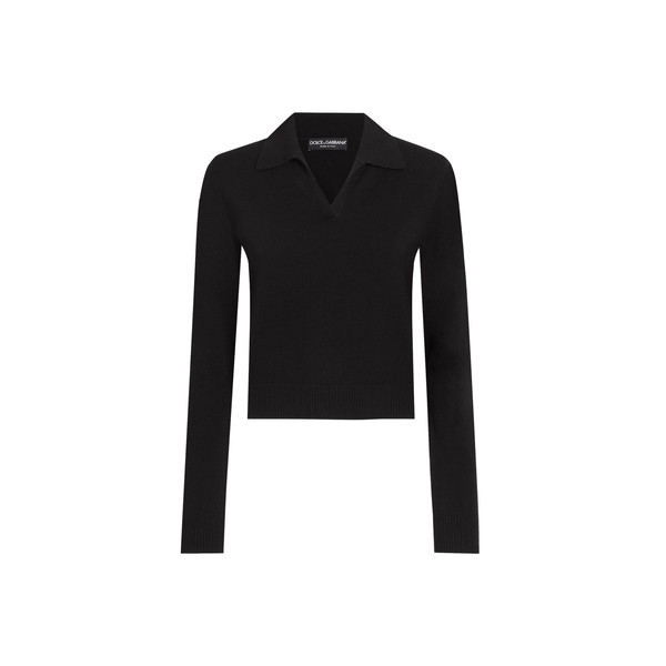 Dolce & Gabbana Cashmere polo pullover Knit