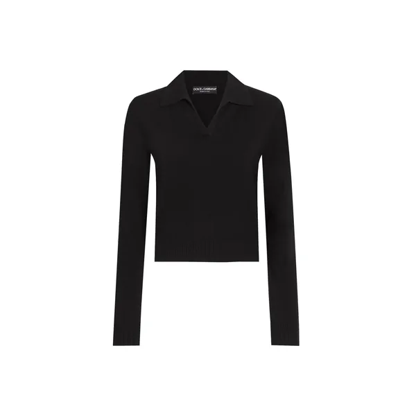 Dolce & Gabbana Cashmere polo pullover Knit