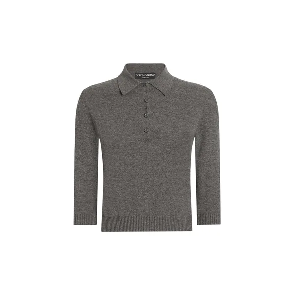 Dolce & Gabbana Cashmere polo sweater