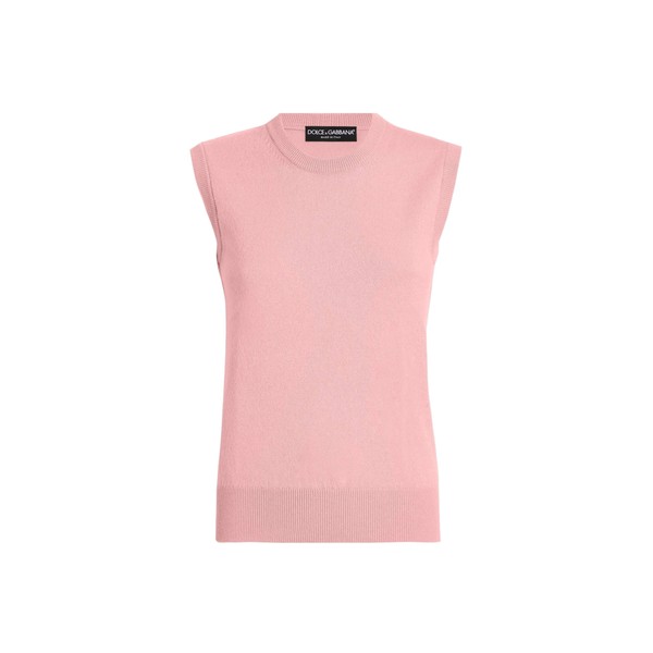Dolce & Gabbana Cashmere tank top with inside-out seams