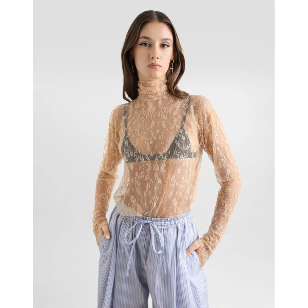 Dolce & Gabbana Chantilly lace blouse, view 4