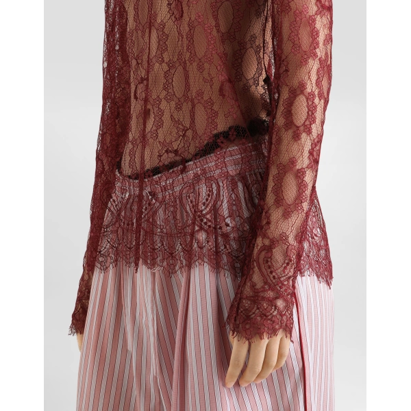 Dolce & Gabbana Chantilly lace top, view 5