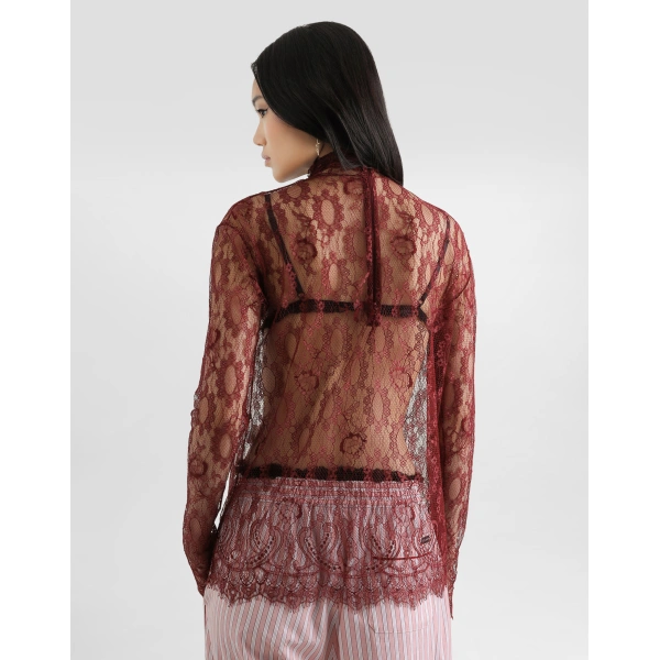 Dolce & Gabbana Chantilly lace top, view 6