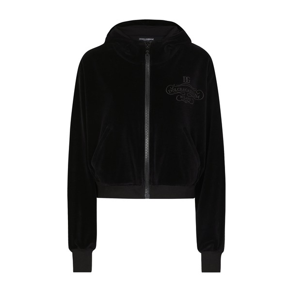 Dolce & Gabbana Chenille cotton hoodie