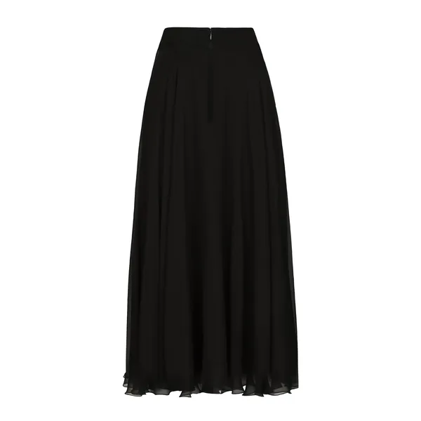 Dolce & Gabbana Chiffon calf-length circle skirt