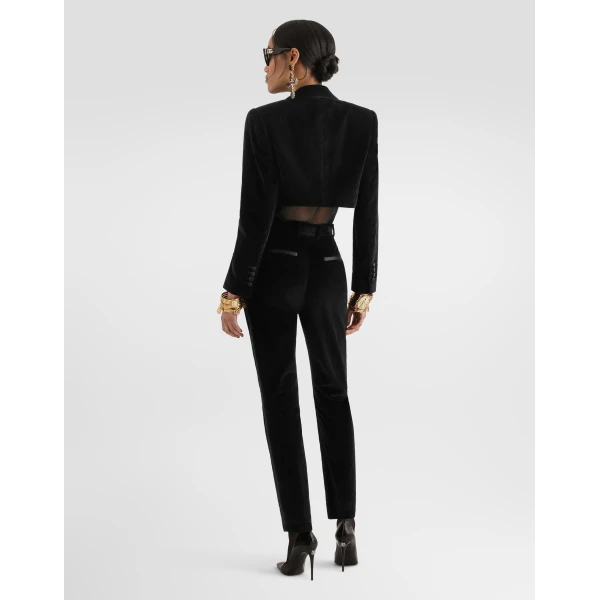 Dolce & Gabbana Chiffon pussy-bow shirt, view 3