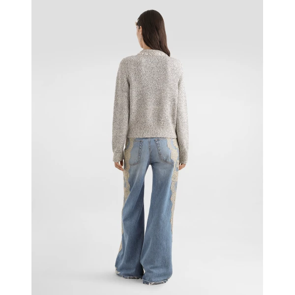 Dolce & Gabbana Cotton and silk cardigan, view 3