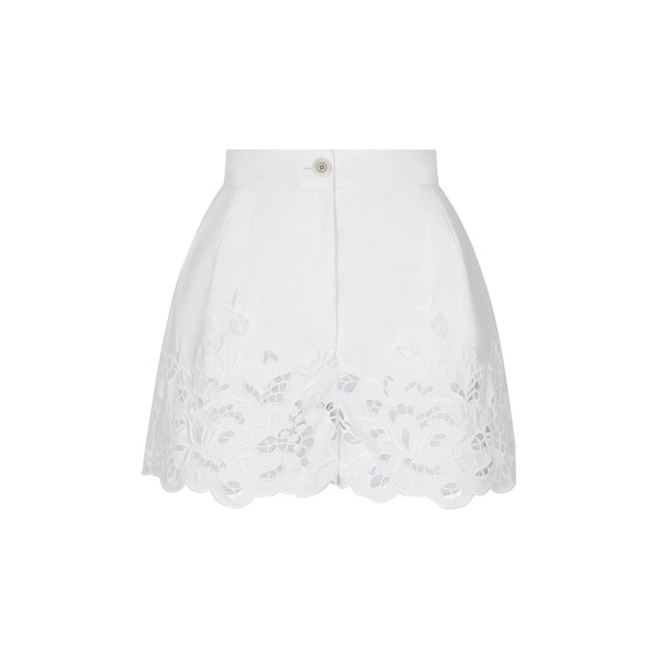 Dolce & Gabbana Cotton shorts with cut-out detailing