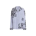 Dolce & Gabbana Cotton vanity shirt with flowers embroidery