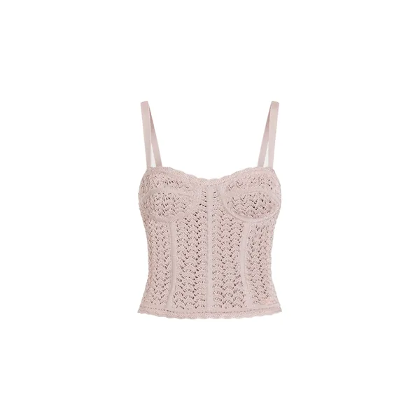 Dolce & Gabbana Crochet bustier Top