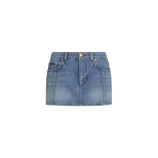 Denim miniskirt