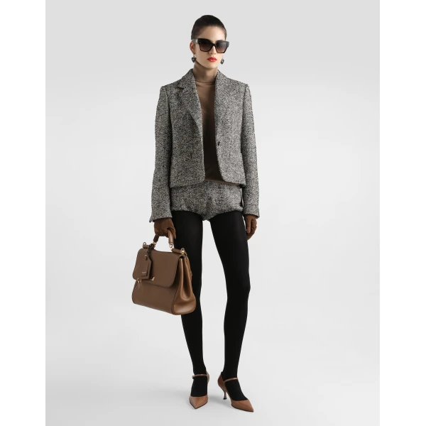 Dolce & Gabbana Dotted wool blend jacket, view 2