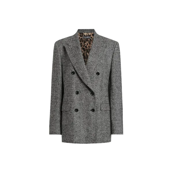 Dolce & Gabbana Double-breasted chevron jacket
