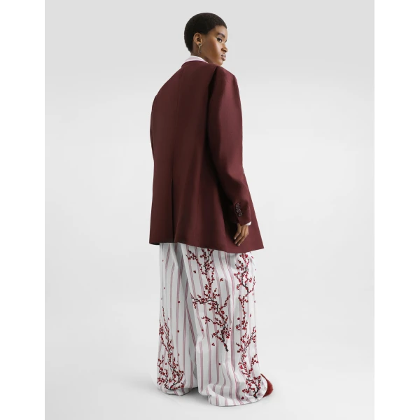 Dolce & Gabbana Double-breasted jacket in sartorial linen canvas, view 3