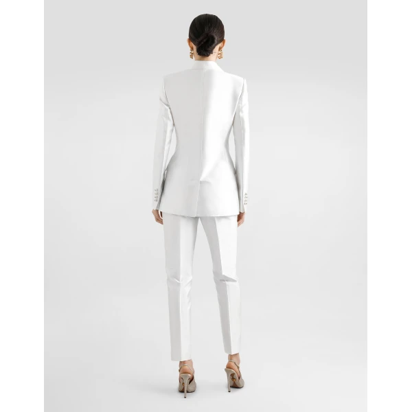 Dolce & Gabbana Double-breasted jacket in silk, view 3