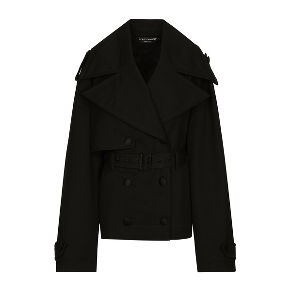 Dolce & Gabbana Double-breasted jacket with cotton belt