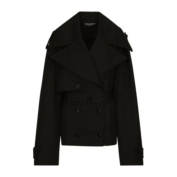 Dolce & Gabbana Double-breasted jacket with cotton belt