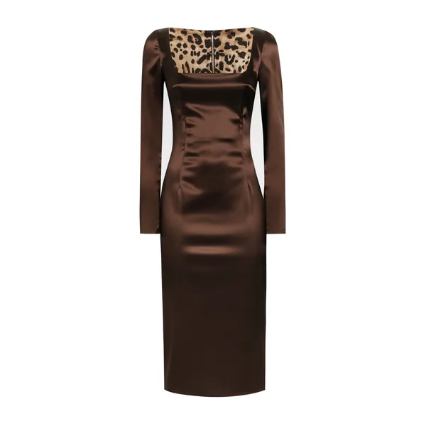 Dolce & Gabbana Dress in stretch satin
