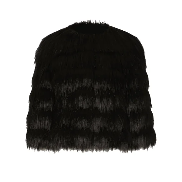 Faux fur jacket
