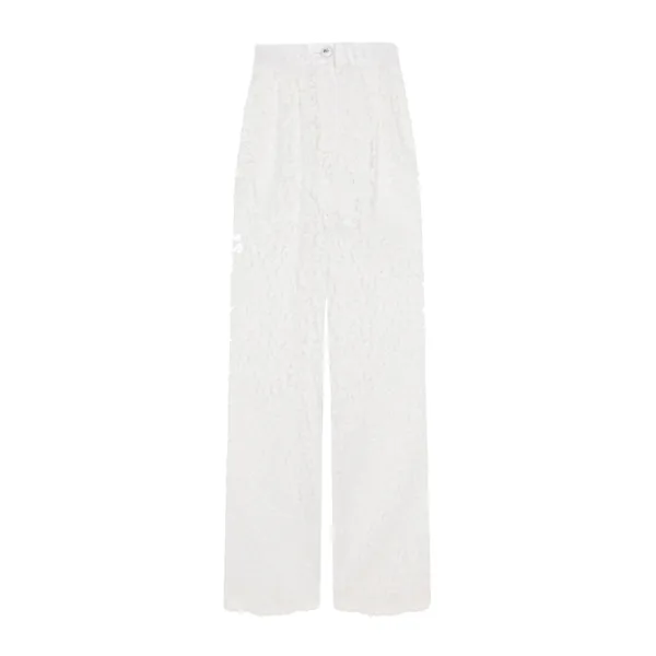 Dolce & Gabbana Flared floral cordonetto lace pants