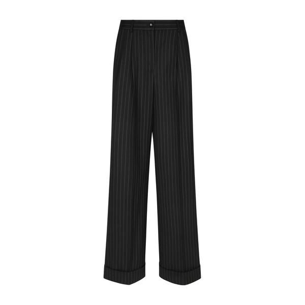 Dolce & Gabbana Flared pinstripe wool pants