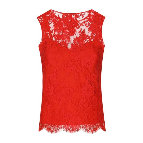 Dolce & Gabbana Floral Chantilly lace top