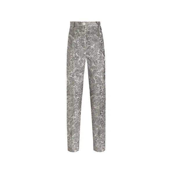 Dolce & Gabbana Floral jacquard trousers