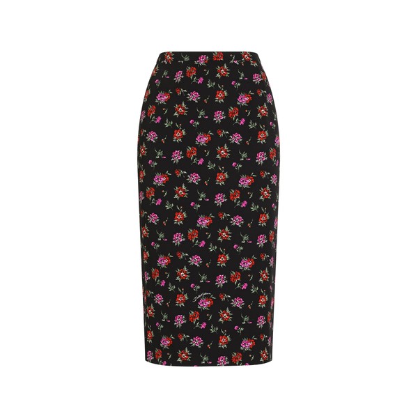 Dolce & Gabbana Floral-print straight skirt